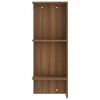 vidaXL Armoires de couloir 2 pcs chêne marron bois d'ingénierie