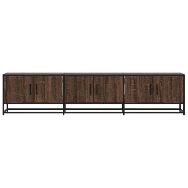 vidaXL Meuble TV ch&ecirc;ne marron 180x35x41 cm bois d'ing&eacute;nierie