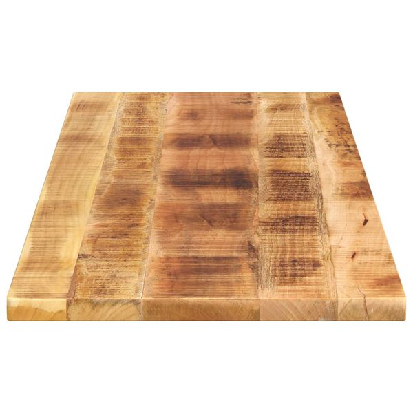 vidaXL Dessus de table rectangulaire bois massif de manguier brut
