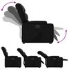 vidaXL Fauteuil inclinable électrique noir similicuir