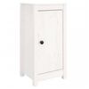 vidaXL Buffets 2 pcs blanc 39x35x80 cm bois massif de pin