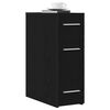vidaXL Armoire d'apothicaire Ch&ecirc;ne noir 20 x 45,5 x 60 cm