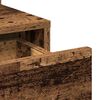 vidaXL Table de Toilette avec tiroir Bois ancien 80 x 35 x 132 cm