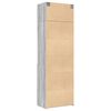 vidaXL Armoire de rangement sonoma gris 70x42,5x225 cm