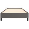 vidaXL Cadre de lit sans matelas gris 90x200 cm similicuir