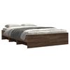 vidaXL Cadre de lit sans matelas ch&ecirc;ne marron 140x190 cm