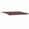 vidaXL Auvent r&eacute;tractable Bordeaux 450 &times; 300 cm Polyester