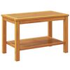 vidaXL Table d'appoint Marron 70 x 40 x 45 cm Bois d'Acacia Massif