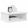 vidaXL Table de chevet 2 pcs Blanc 40 x 31 x 15 cm Bois d'ing&eacute;nierie