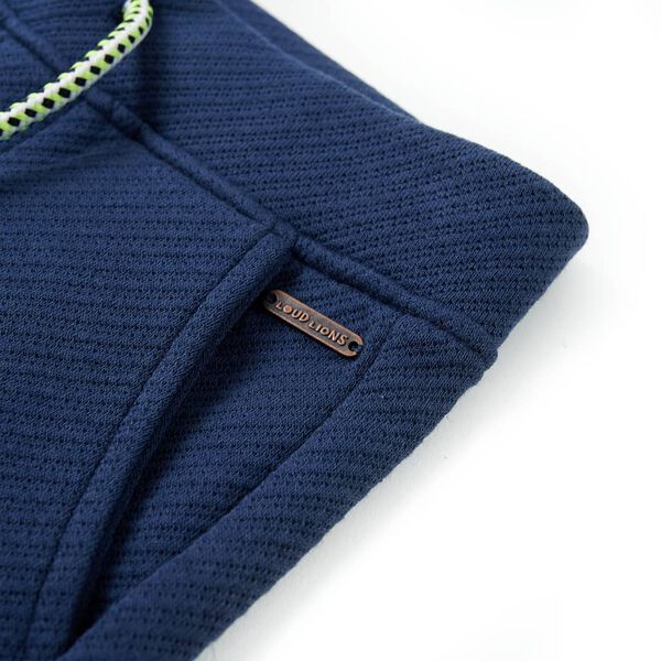 Short pour enfants avec cordon de serrage bleu foncé 116