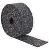 vidaXL Rouleau de granulat en caoutchouc Noir 200 x 10 x 1 cm