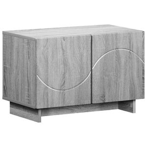 vidaXL Meuble TV 60 x 34.5 x 40 cm Sonoma gris Bois d'ing&eacute;nierie