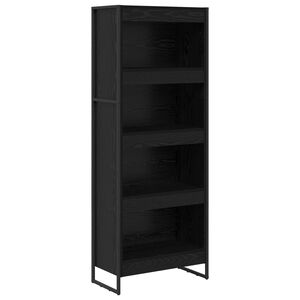 vidaXL Biblioth&egrave;que 60 x 30 x 155 cm Bois d'ing&eacute;nierie Ch&ecirc;ne noir