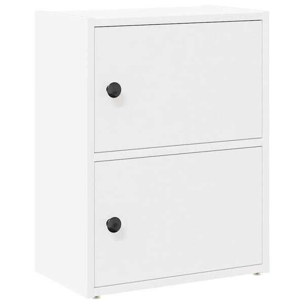 vidaXL Biblioth&egrave;que blanc 40x24x52 cm bois d'ing&eacute;nierie