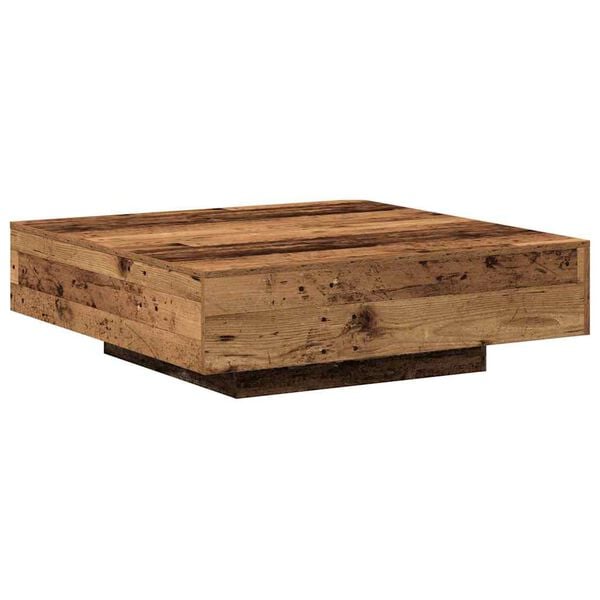 vidaXL Table basse Bois Ancien 100 x 100 x 31 cm