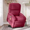 vidaXL Fauteuil de massage inclinable Rouge bordeaux Velours