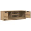 vidaXL Meuble TV ch&ecirc;ne artisanal 102x35x36,5 cm bois d'ing&eacute;nierie
