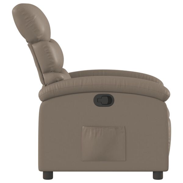 vidaXL Fauteuil inclinable Cappuccino Similicuir