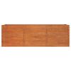 vidaXL Lit surélevé de jardin rouillé 240x80x77 cm acier corten