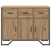 vidaXL Buffet avec tiroir Ch&ecirc;ne artisanal 97 x 32,5 x 74,5 cm