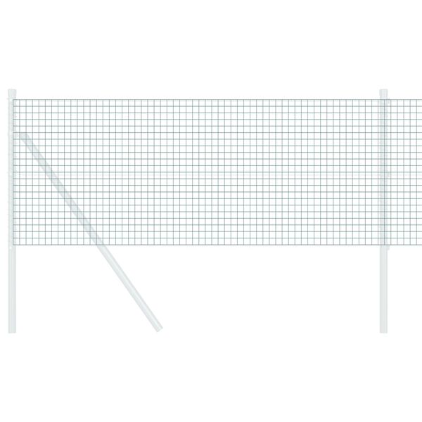 vidaXL Cl&ocirc;ture en fil soud&eacute; Vert 0.6 x 50 m