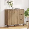 vidaXL Buffet Ch&ecirc;ne artisanal 89,5 x 33 x 82 cm Bois d'ing&eacute;nierie