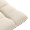 vidaXL Chaise de sol pivotante en lin 70x51x79 cm