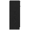 vidaXL Cabinet de salle de bain avec tiroir Ch&ecirc;ne noir 32 x 34 x 90 cm