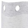 vidaXL Rideau en Voile 2 pcs Gris clair 140 x 140 cm Polyester