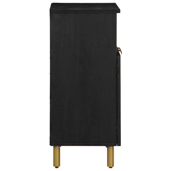 vidaXL Buffet noir 60x33x75 cm bois d'ing&eacute;nierie