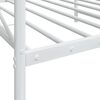 vidaXL Lit de jour sans matelas blanc 100x190 cm acier