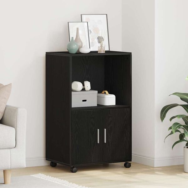 vidaXL Armoire Ch&ecirc;ne noir 55 x 40 x 82 cm