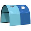 vidaXL Rideaux pour lit mezzanine avec tunnel bleu polyester