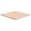 vidaXL Dessus de table carr&eacute; 60x60x1,5 cm Bois ch&ecirc;ne massif non trait&eacute;