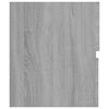 vidaXL Armoire d'&eacute;vier Sonoma gris 80x38,5x45 cm Bois d'ing&eacute;nierie