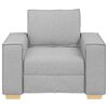 vidaXL Canap&eacute; Fauteuil Gris Nuage 100x78x84 cm Tissu