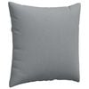 vidaXL Coussins de canap&eacute; 2 pcs Gris clair 60 x 60 cm tissu