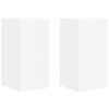vidaXL Meuble TV mural 2 pcs Blanc 30 x 31 x 60 cm Bois d'ing&eacute;nierie