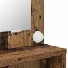 vidaXL Tables de maquillage pour chambre avec tiroir Bois Ancien
