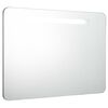 vidaXL Armoire de salle de bain &agrave; miroir LED 80x9,5x55 cm