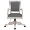 vidaXL Chaise pivotante de bureau Gris foncé Tissu