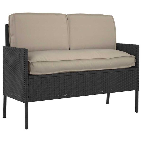 vidaXL Ensemble de coussins 3 pcs Taupe Tissu Oxford