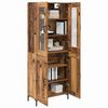 vidaXL Haut Armoire 2 pcs Bois ancien Bois d'ing&eacute;nierie
