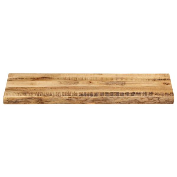 vidaXL Dessus de table bord vivant 80x40x2,5 cm bois de manguier brut