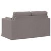 vidaXL Canap&eacute; Taupe 139 x 78 x 80 cm tissu