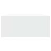 vidaXL &Eacute;tag&egrave;res &agrave; tiroirs murales 2 pcs Blanc 40x23,5x10 cm MDF