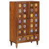 vidaXL Haut Armoire Noyer 60 x 33,5 x 100 cm Bois de mangue massif