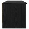 vidaXL Meuble TV Ch&ecirc;ne noir 102 x 35 x 36,5 cm Bois d'ing&eacute;nierie