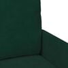 vidaXL Canap&eacute;s avec coussin 110cm Vert fonc&eacute; Contreplaqu&eacute;