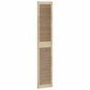 vidaXL Porte de Cabinet Naturel 201 x 2,1 x 39,5 cm Bois de pin massif